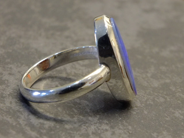 Australian Opal and Silver Ring