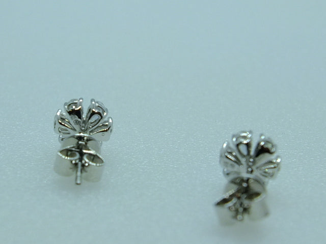 18ct White Gold & Diamond Earrings