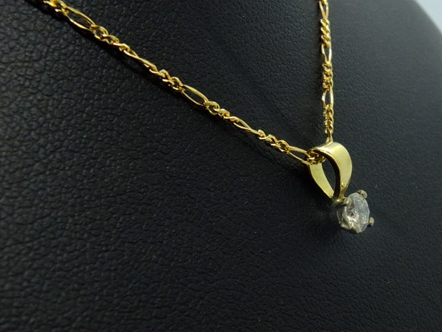 Diamond pendant with sale gold chain price