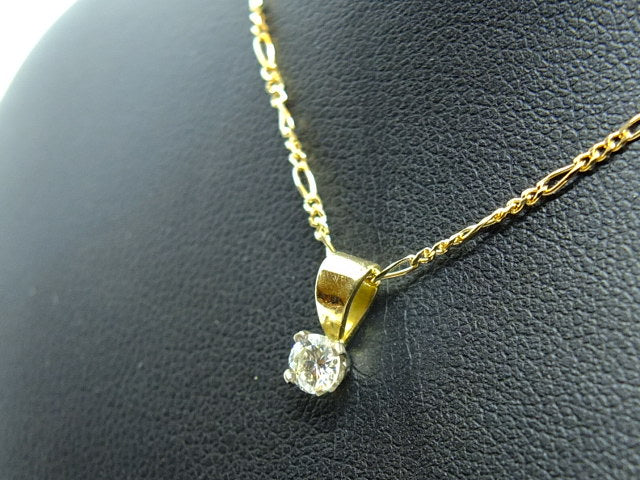 0.25 CT Diamond 18 CT gold necklace